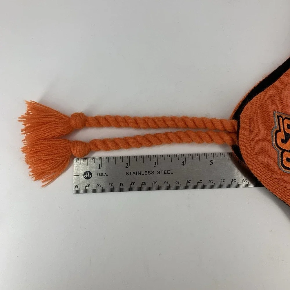 OSU Toboggan Beanie Kids Collection Oklahoma State Cowboys Orange Pom Hat Cap